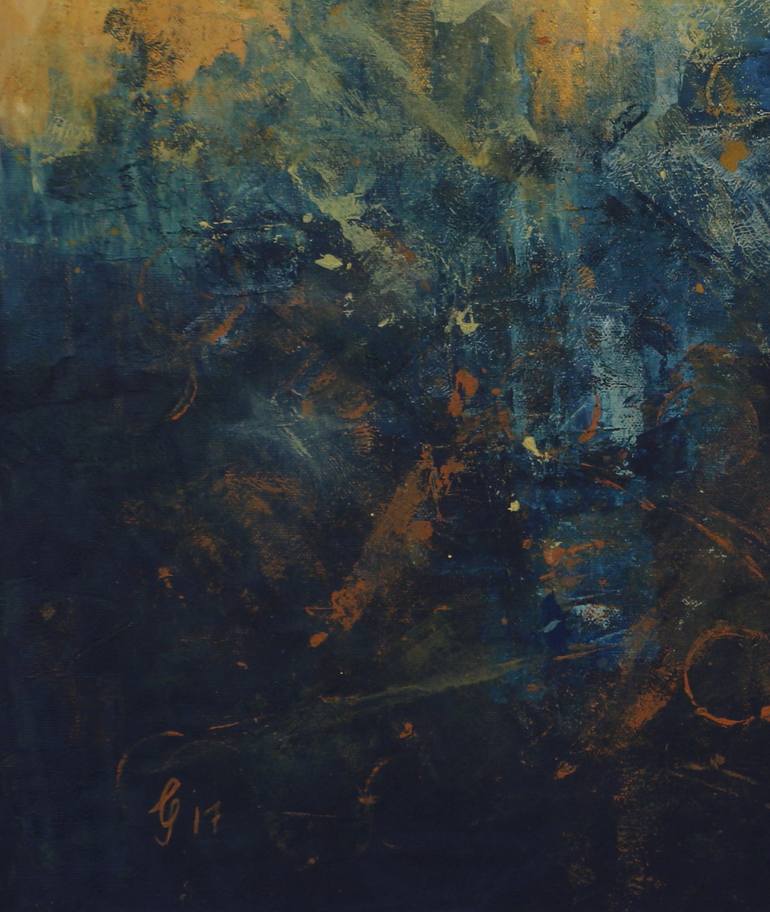 Original Modernism Abstract Painting by Christiane Schulze