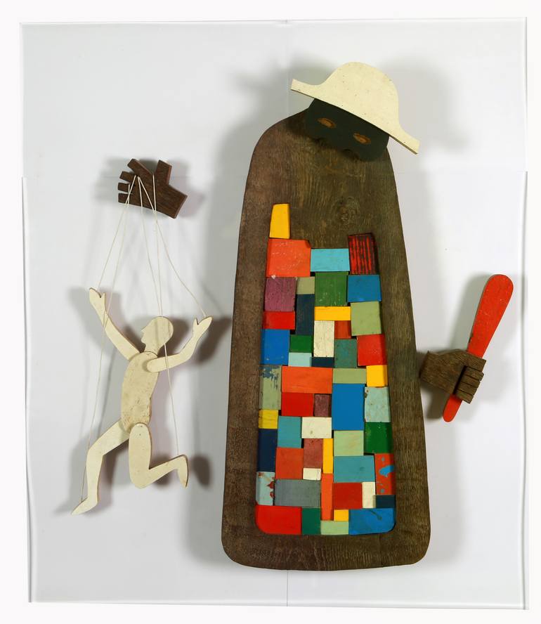 Original Conceptual Men Sculpture by Francesco Sciacca