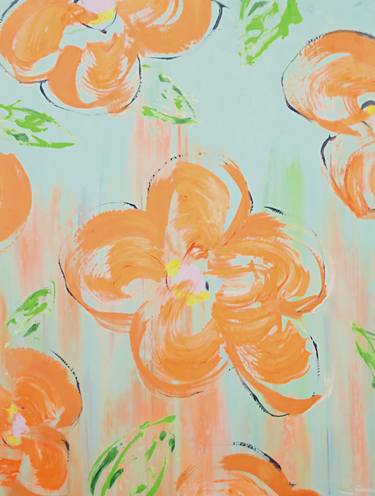 Original Floral Paintings by M.E. Ster-Molnar