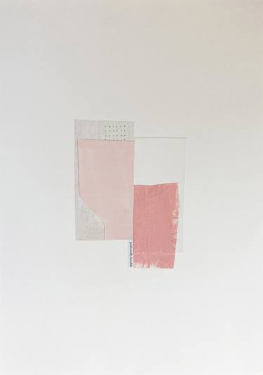 Original Minimalism Abstract Collage by Francesca Iannaccone