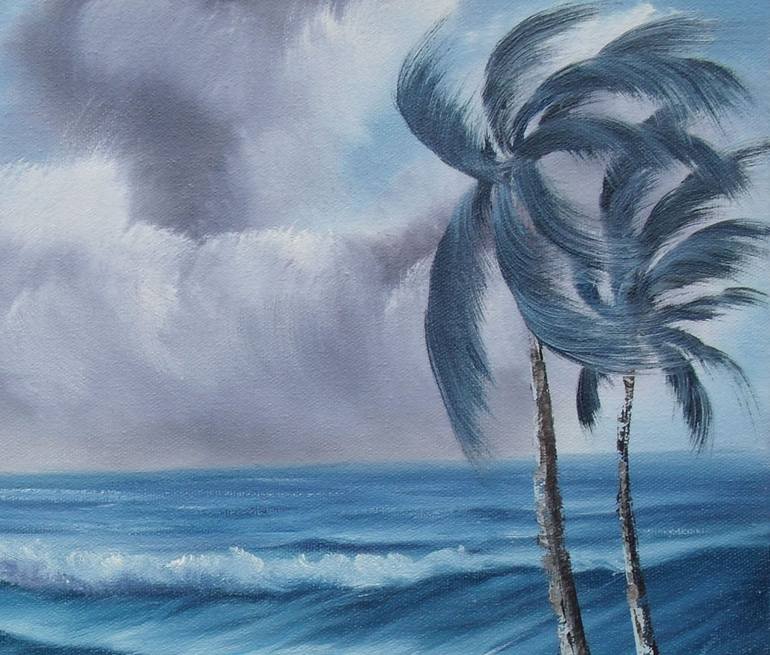 Original Impressionism Seascape Painting by Sead Pozegic