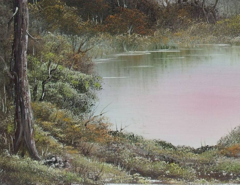Original Impressionism Landscape Painting by Sead Pozegic