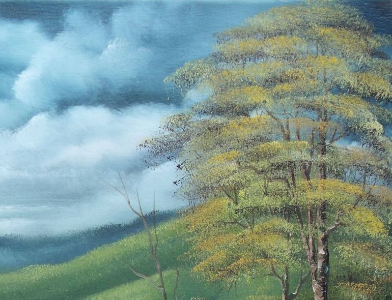 Original Impressionism Landscape Painting by Sead Pozegic