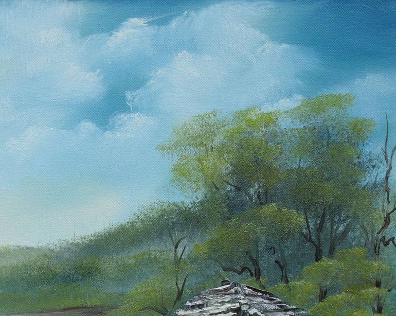 Original Impressionism Landscape Painting by Sead Pozegic