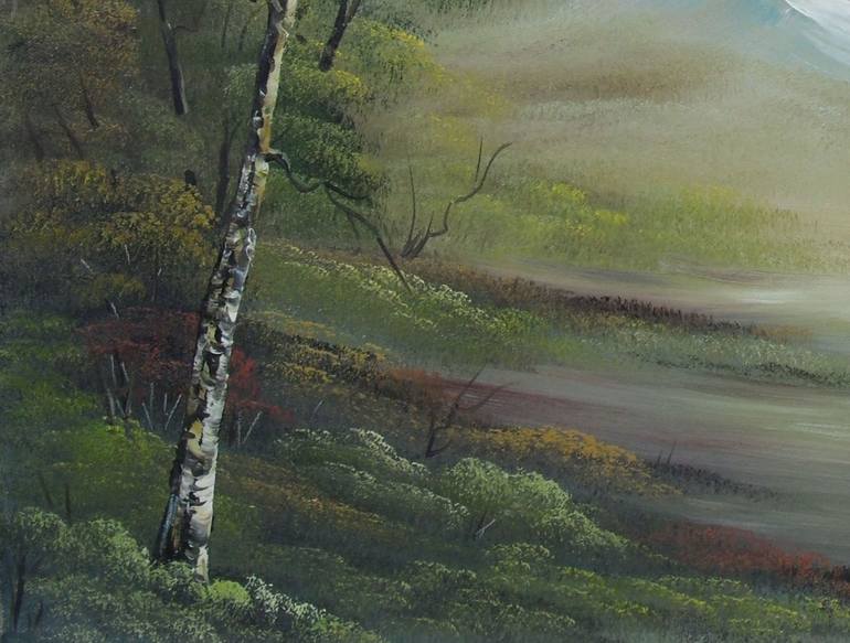 Original Impressionism Landscape Painting by Sead Pozegic