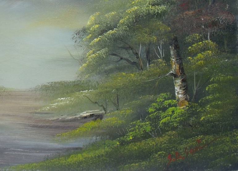 Original Landscape Painting by Sead Pozegic