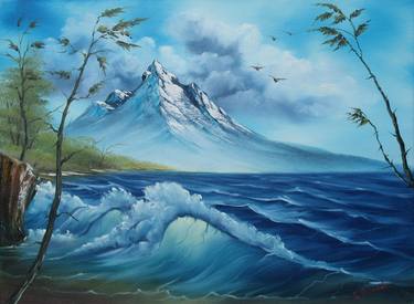 Original Impressionism Seascape Paintings by Sead Pozegic