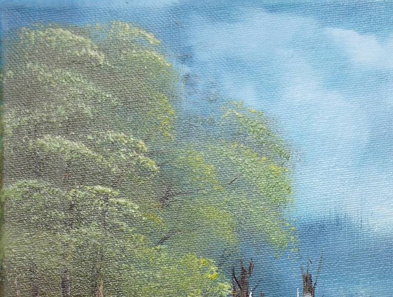 Original Impressionism Landscape Painting by Sead Pozegic