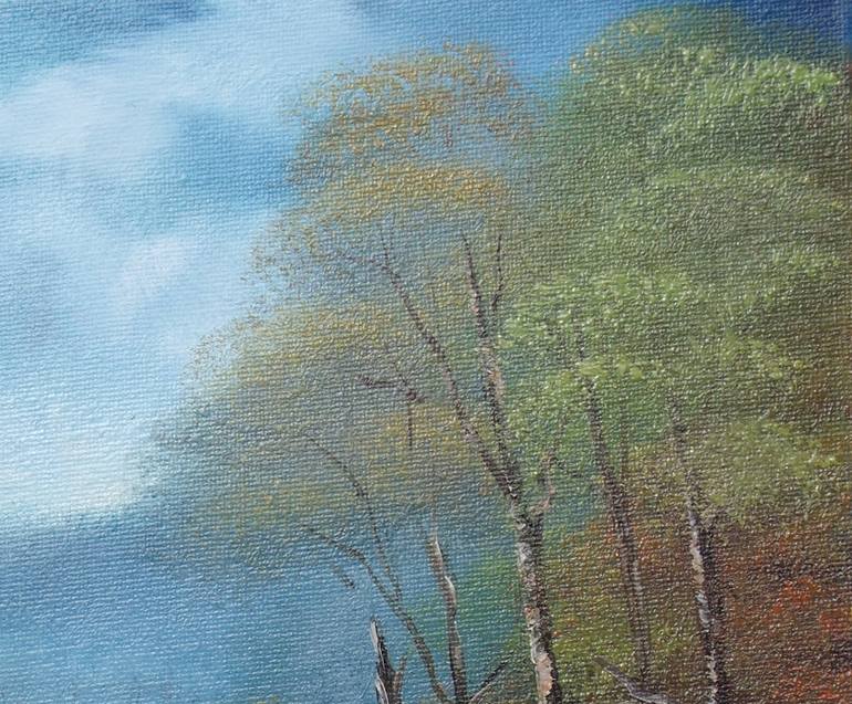 Original Impressionism Landscape Painting by Sead Pozegic