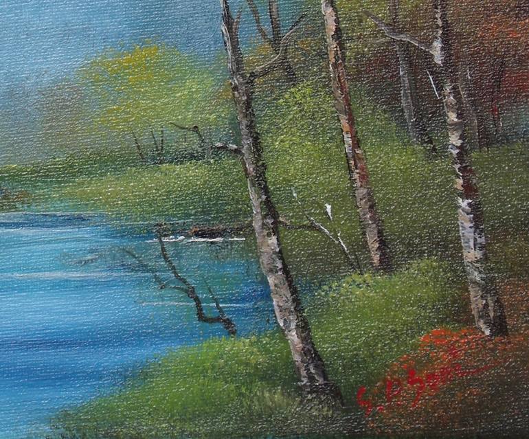 Original Impressionism Landscape Painting by Sead Pozegic