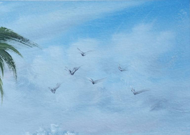 Original Impressionism Seascape Painting by Sead Pozegic