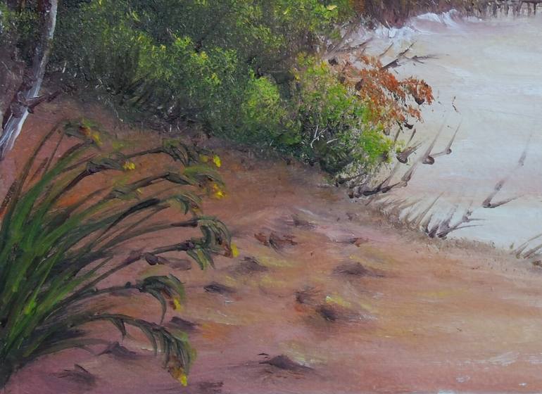 Original Impressionism Seascape Painting by Sead Pozegic