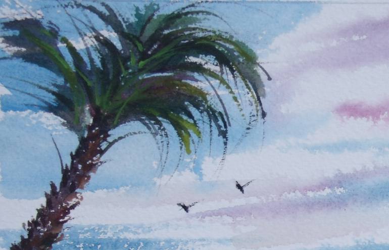 Original Impressionism Seascape Painting by Sead Pozegic