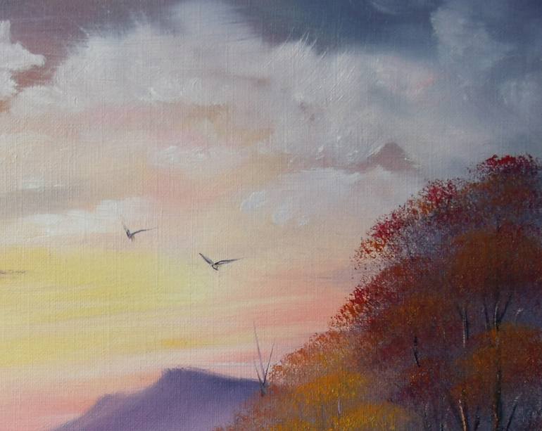 Original Impressionism Landscape Painting by Sead Pozegic