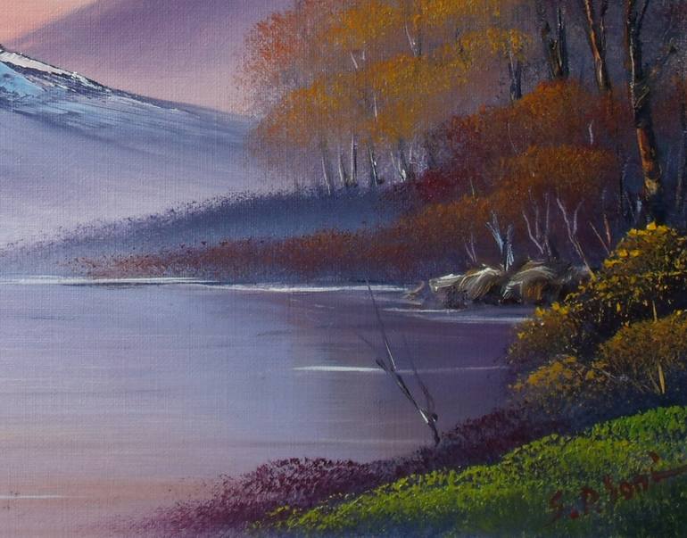 Original Impressionism Landscape Painting by Sead Pozegic