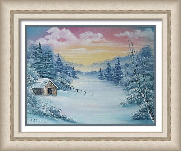 Original Impressionism Landscape Painting by Sead Pozegic