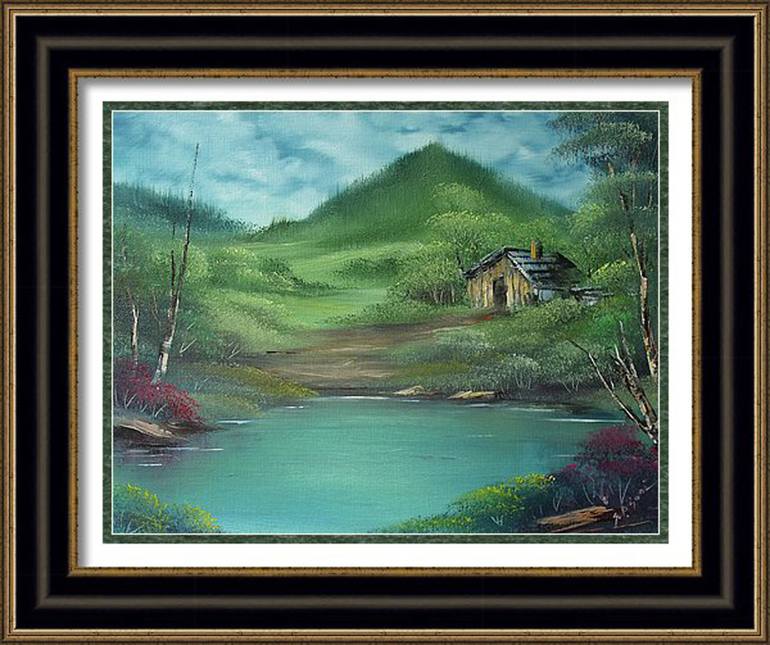 Original Impressionism Landscape Painting by Sead Pozegic