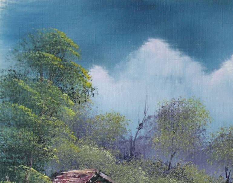 Original Fine Art Landscape Painting by Sead Pozegic