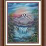 An Original Oil Painting made on special bleed proof paper measuring 11 in x 14 in (27.94 cm x 35.56 cm). Art image size: 10.50 in x 13.50 in (26.67 cm x 34.29 cm).
What you are buying is an ORIGINAL work of art. Year of creation 2019. Artist retains all copyrights.
A frame for this art piece is NOT INCLUDED. I included image with example of Framed Painting, so you can see how beautiful it would be on wall at your home or office.