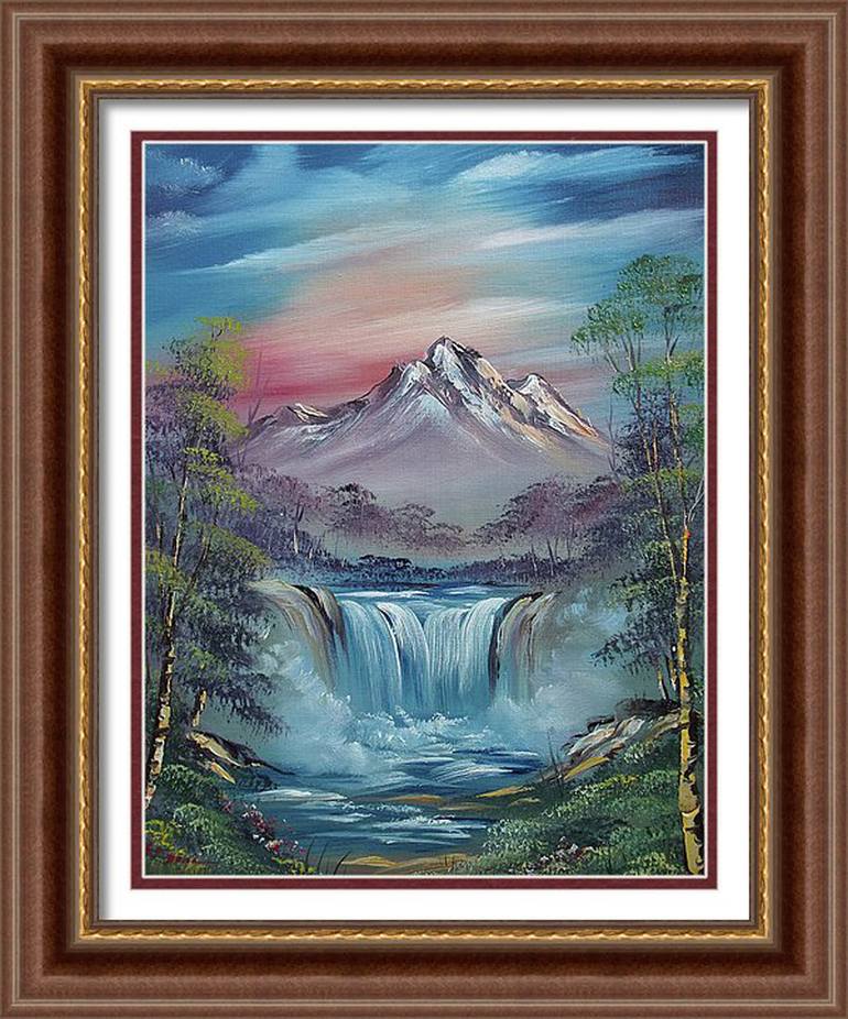 Original Impressionism Landscape Painting by Sead Pozegic
