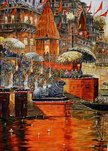 Print of Expressionism Classical Mythology Paintings by Priyesh Soni