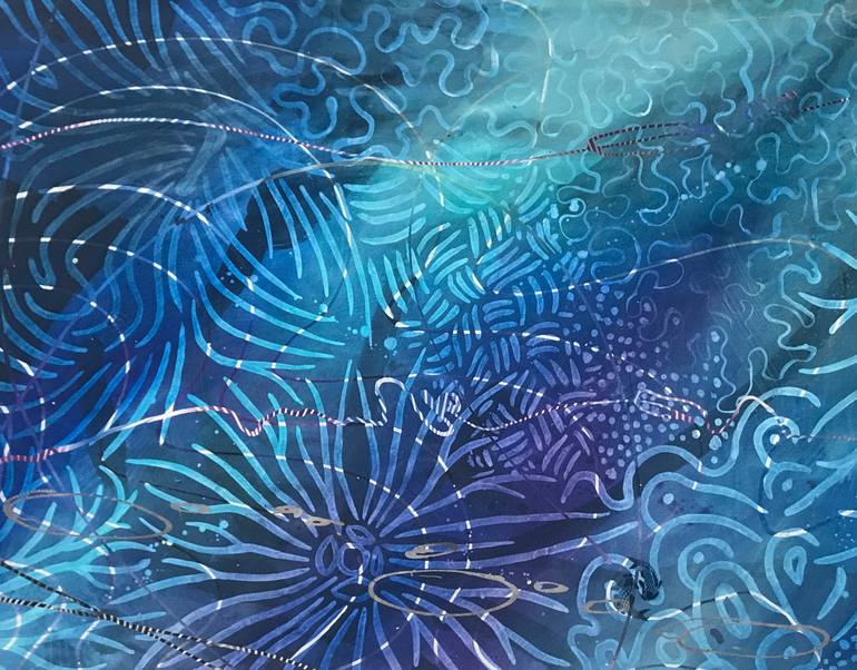 Original Abstract Painting by Curt Ginther