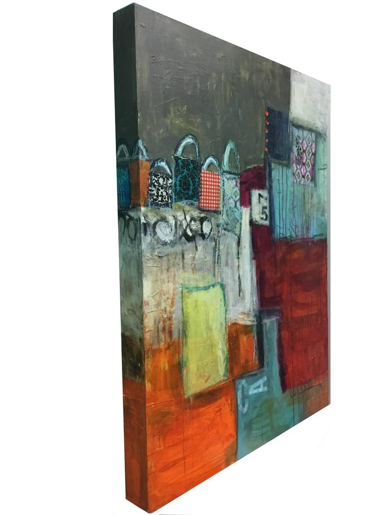 Original Modernism Abstract Painting by Alexandra Salazar
