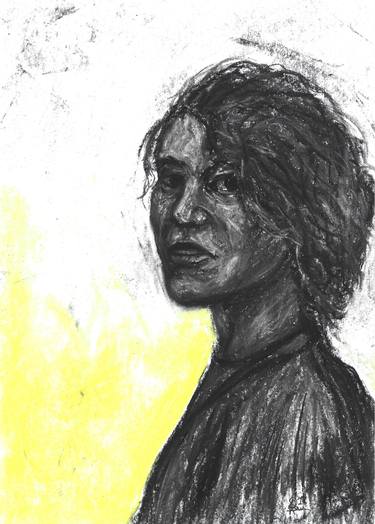 Original Contemporary Portrait Drawings by Reece Swanepoel