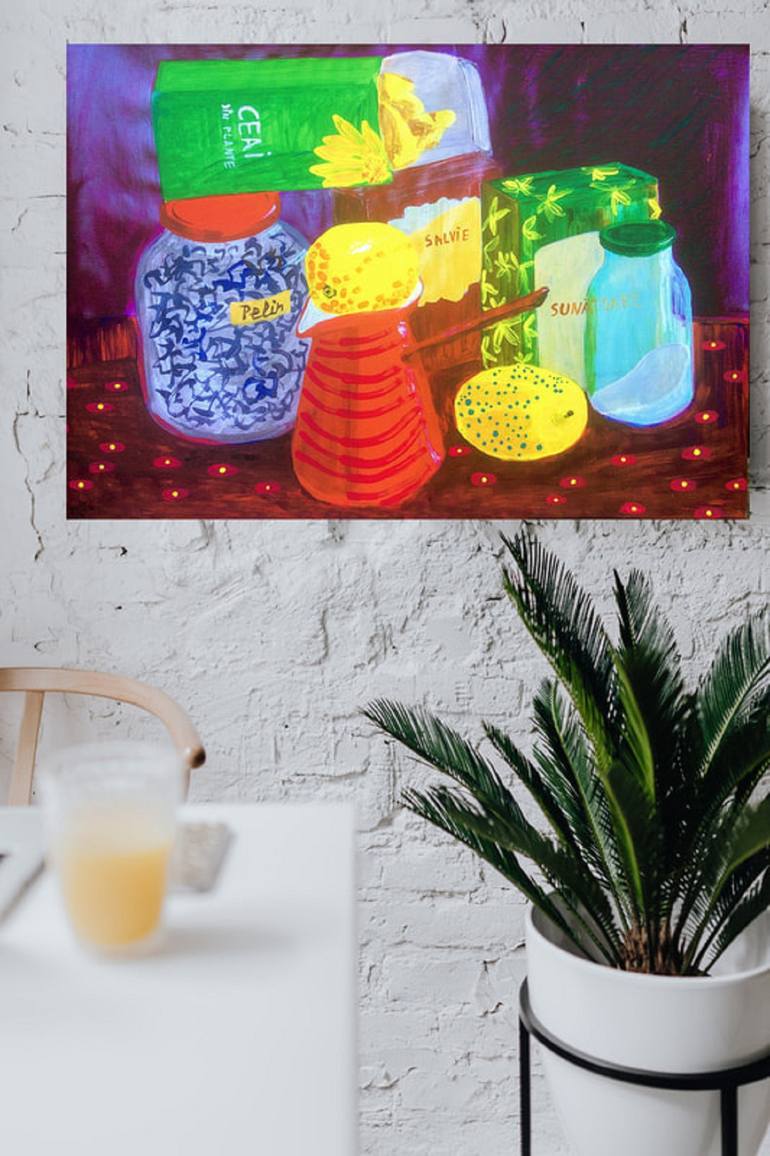 Original Figurative Still Life Painting by Zazulete Ynn