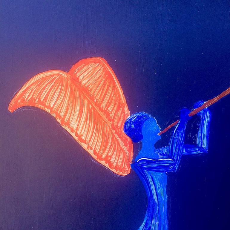 Original Conceptual Religion Painting by Zazulete Ynn