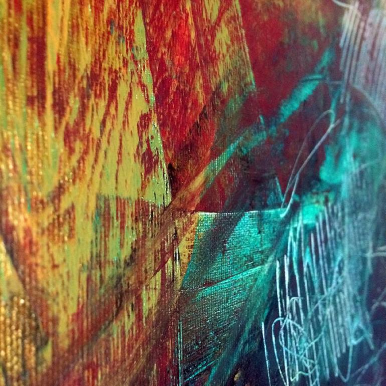 Original Abstract Expressionism Abstract Painting by Zazulete Ynn