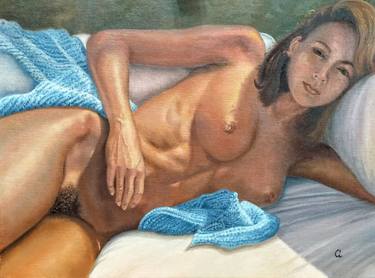 Original Nude Paintings by Luiz Henrique da Rocha Azevedo