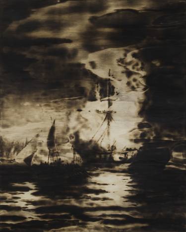 Burning of the Philadelphia after Moran thumb