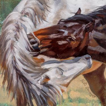 Original Impressionism Horse Paintings by Hollie Berry