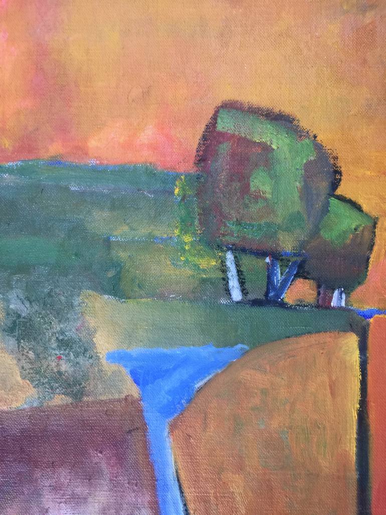 Original Abstract Expressionism Landscape Painting by Michael Vanderlaun