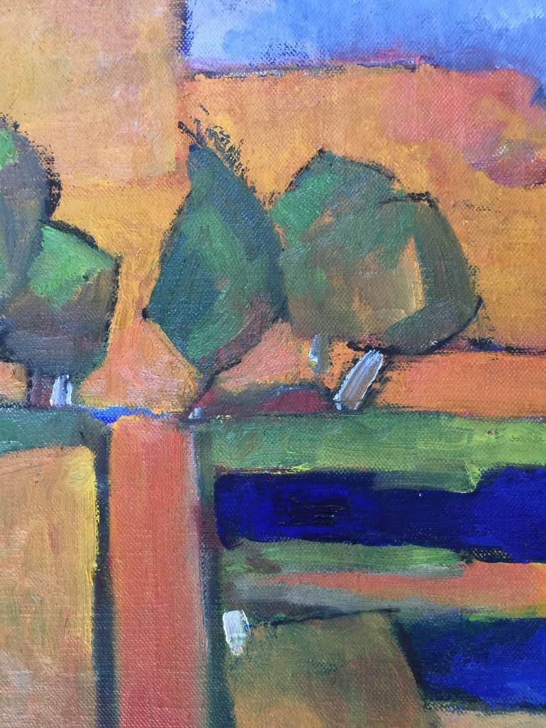 Original Abstract Expressionism Landscape Painting by Michael Vanderlaun