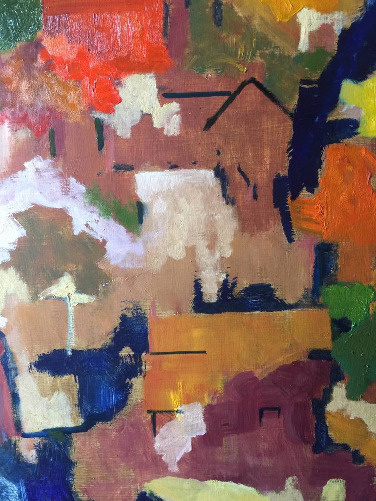 Original Abstract Expressionism Landscape Painting by Michael Vanderlaun