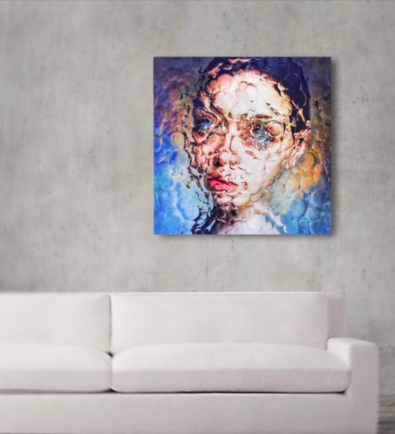 Original Modernism People Painting by Scott Curtis