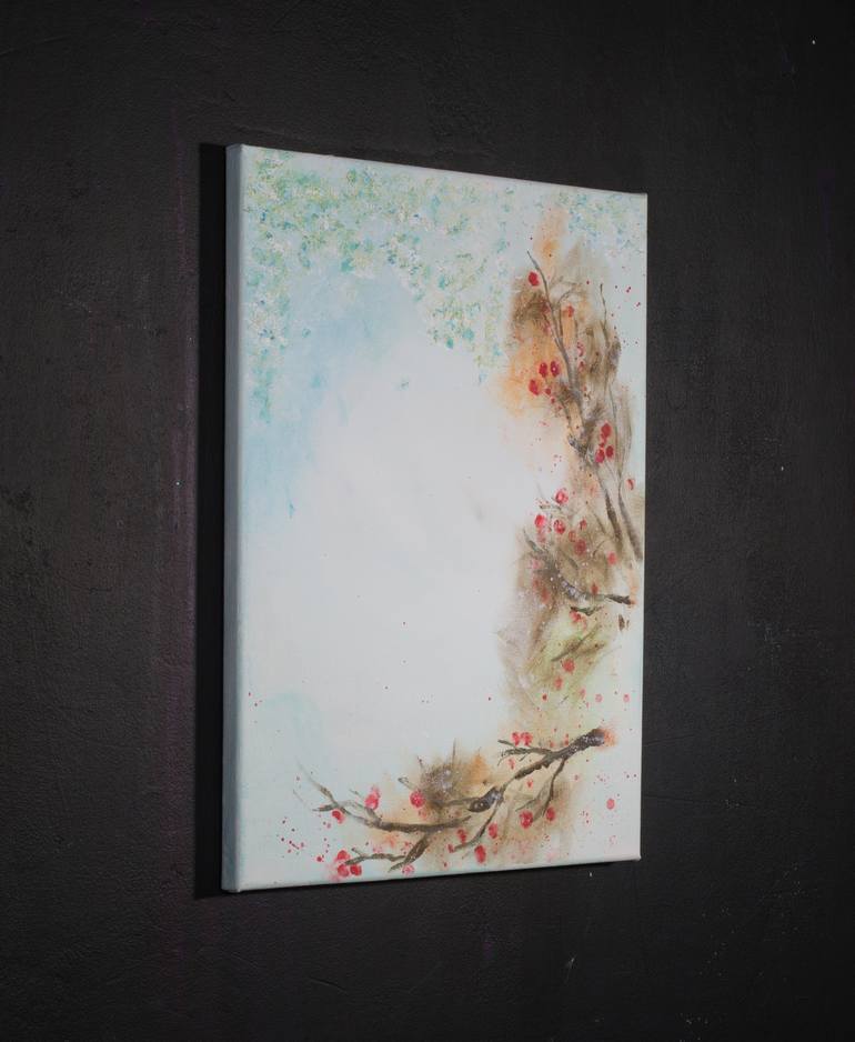 Original Figurative Floral Painting by Yulia Maskevich