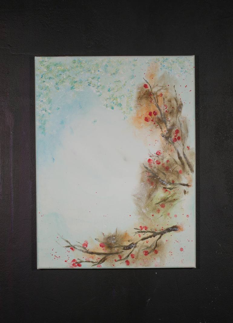 Original Figurative Floral Painting by Yulia Maskevich