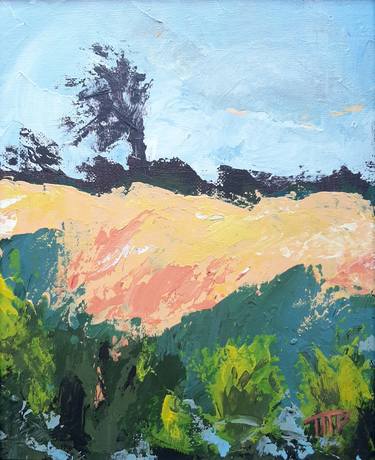 Print of Expressionism Landscape Paintings by Michele Paris