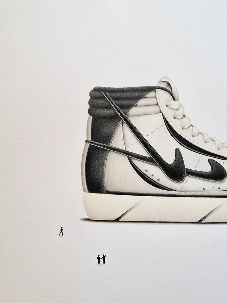 Original Minimalism Pop Culture/Celebrity Drawing by Daniel Shipton