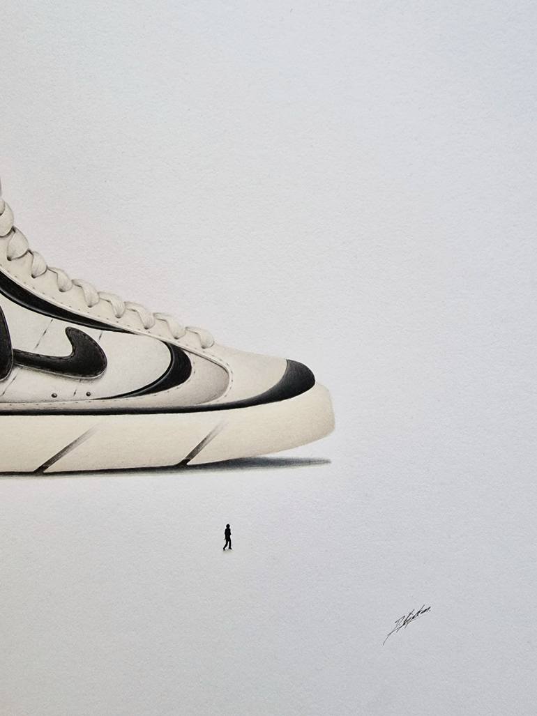 Original Minimalism Pop Culture/Celebrity Drawing by Daniel Shipton