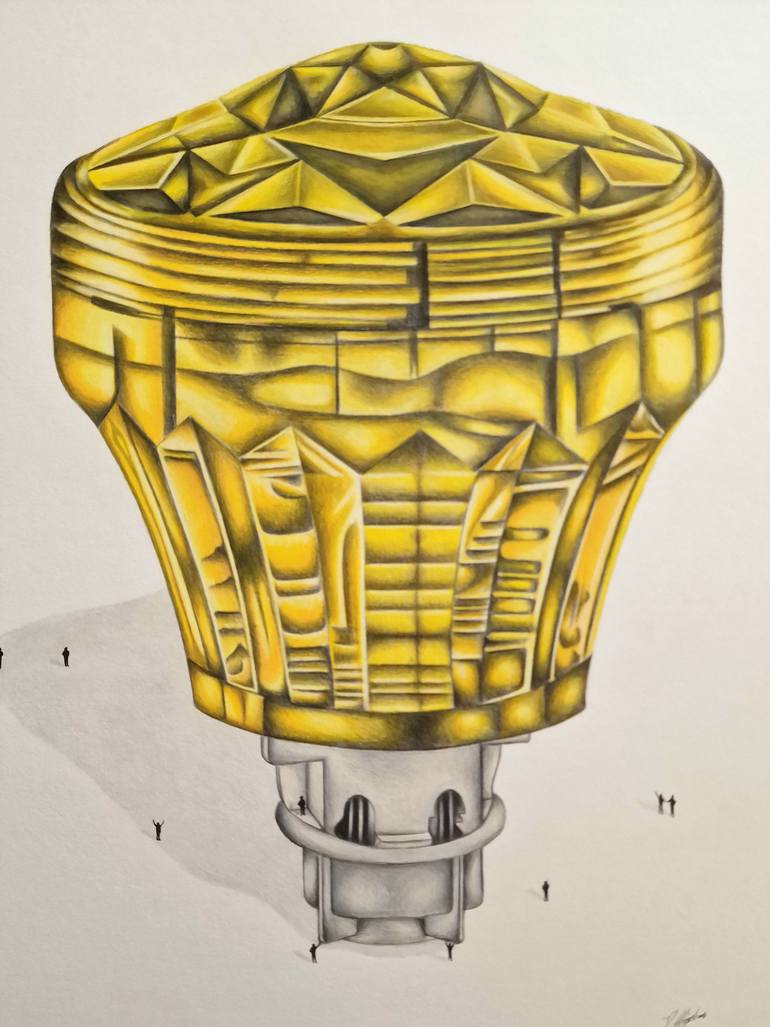 Original Modernism Pop Culture/Celebrity Drawing by Daniel Shipton