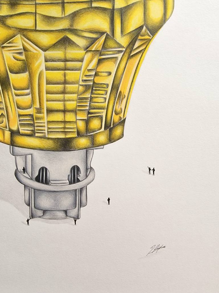 Original Modernism Pop Culture/Celebrity Drawing by Daniel Shipton