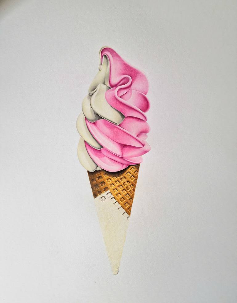 Original Surrealism Food & Drink Drawing by Daniel Shipton