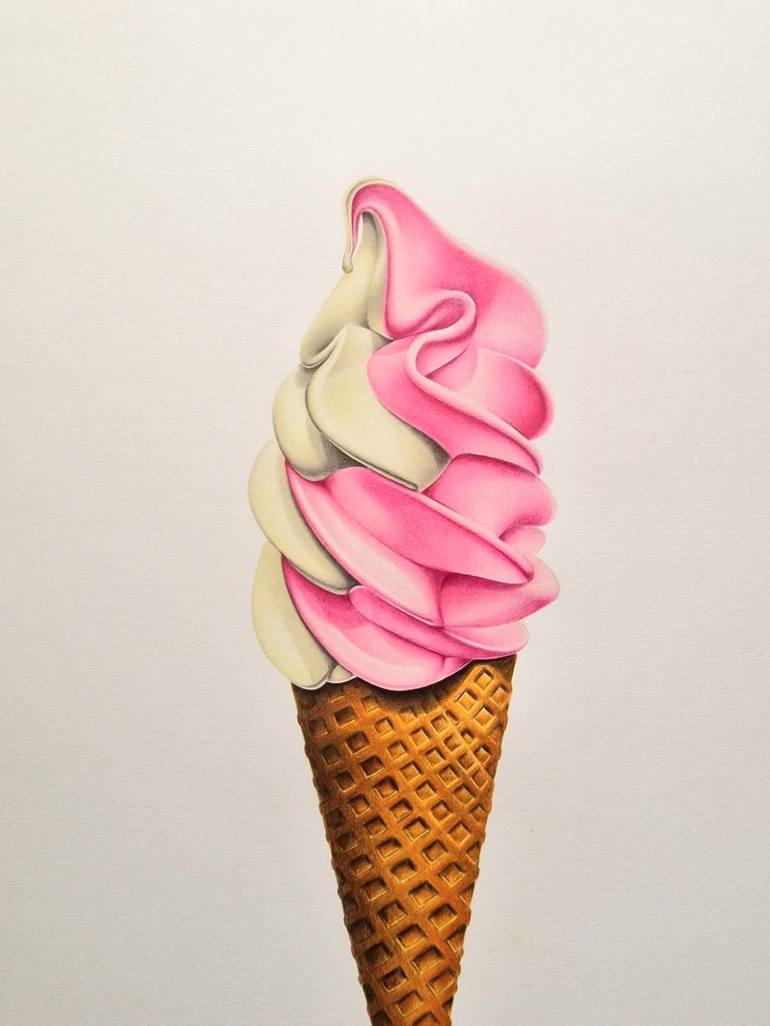 Original Surrealism Food & Drink Drawing by Daniel Shipton