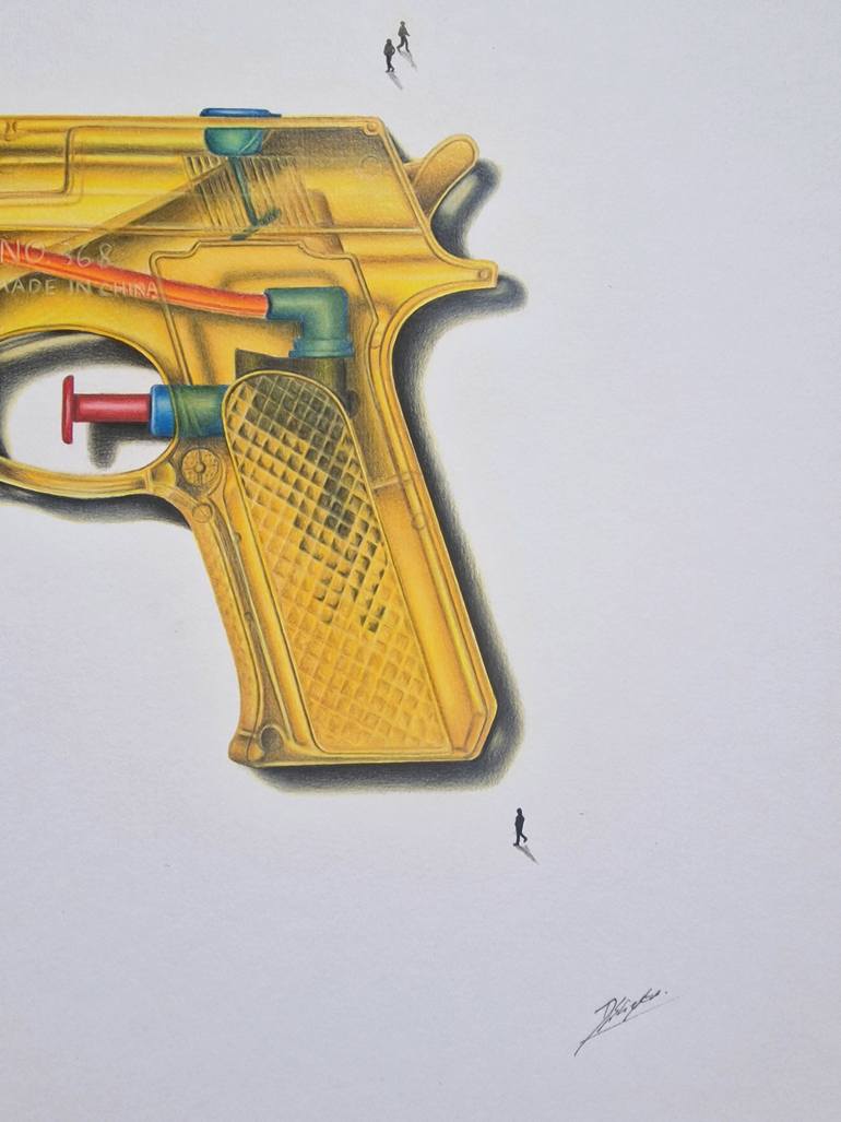 Original Surrealism Pop Culture/Celebrity Drawing by Daniel Shipton