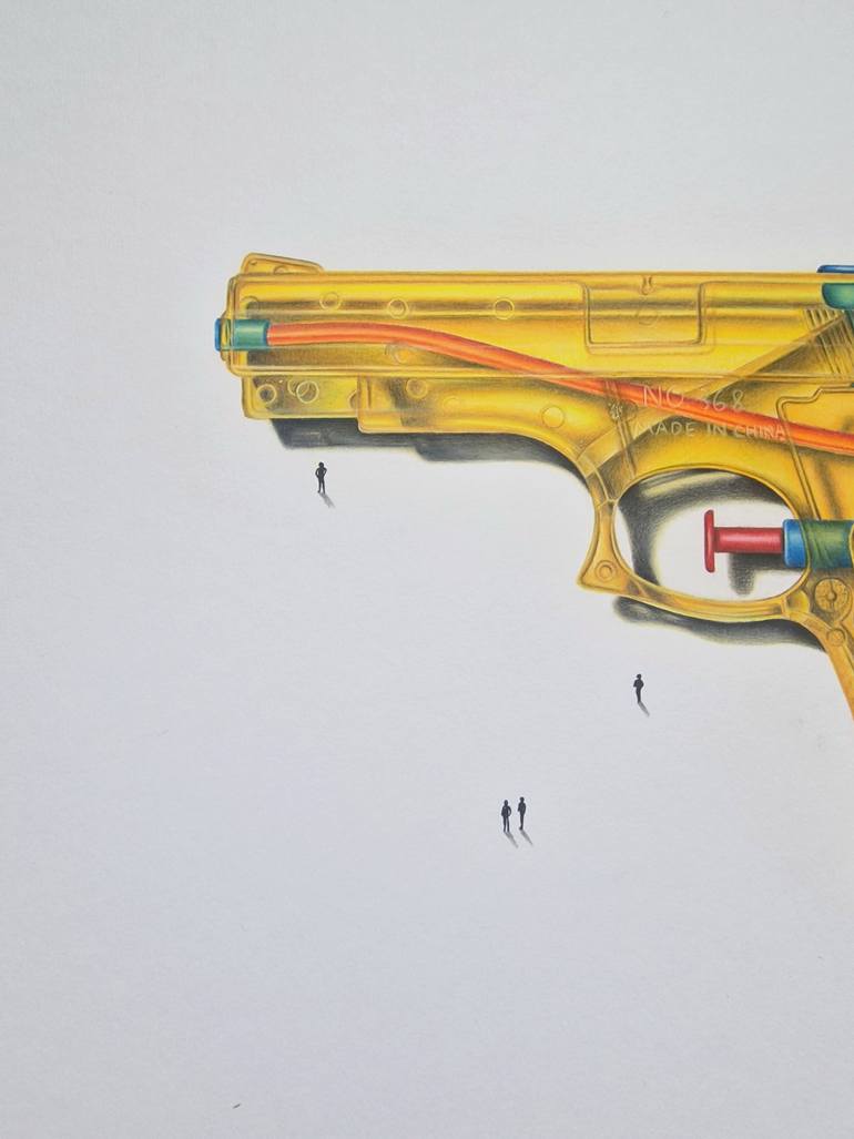 Original Surrealism Pop Culture/Celebrity Drawing by Daniel Shipton