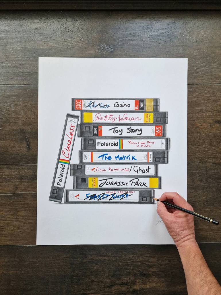 Original Realism Pop Culture/Celebrity Drawing by Daniel Shipton